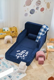 Atelier Del Sofa Funbed Single - Azul Marino